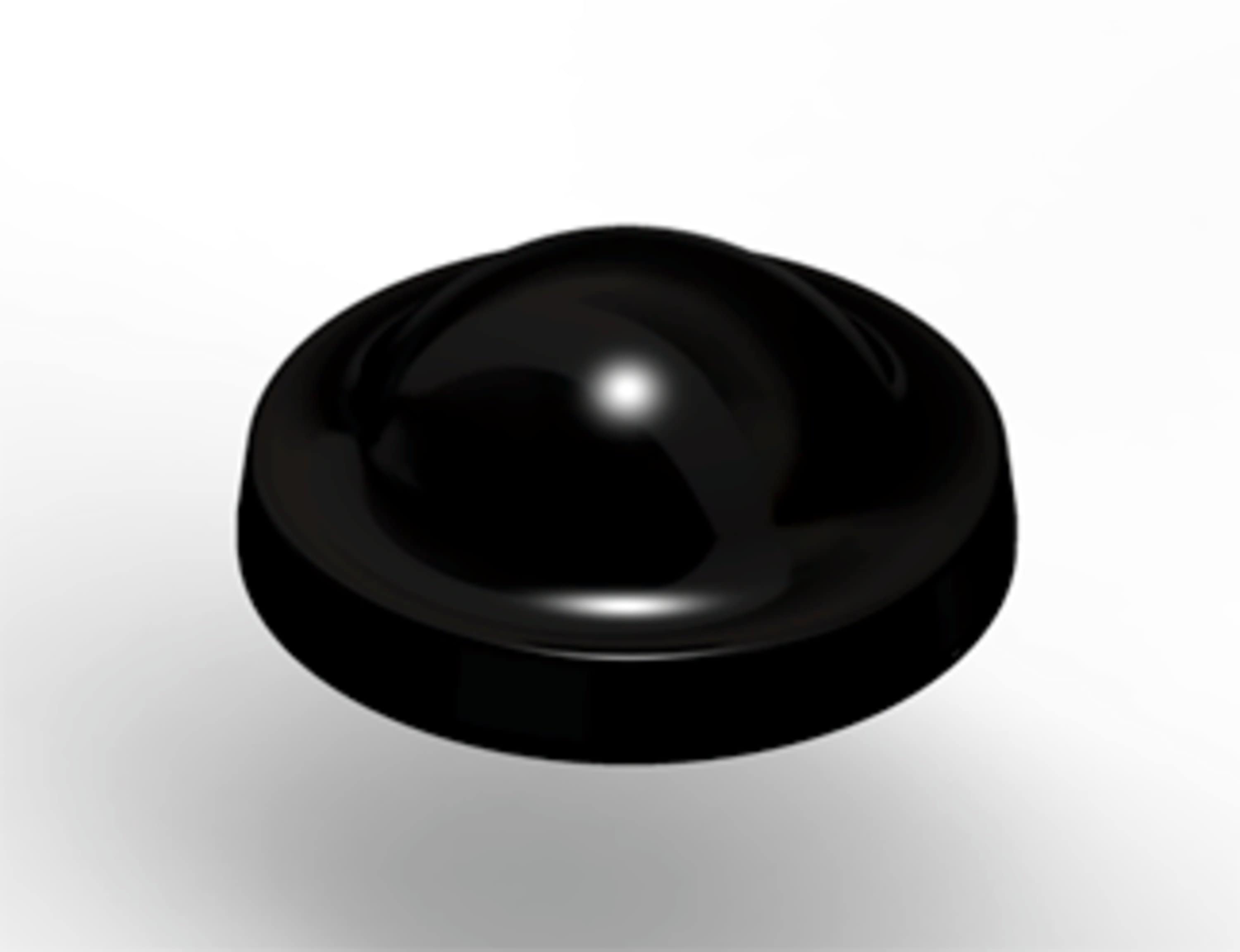 3M Hemispherical PUR Self Adhesive Feet, 15.88mm diameter 19.9mm width
