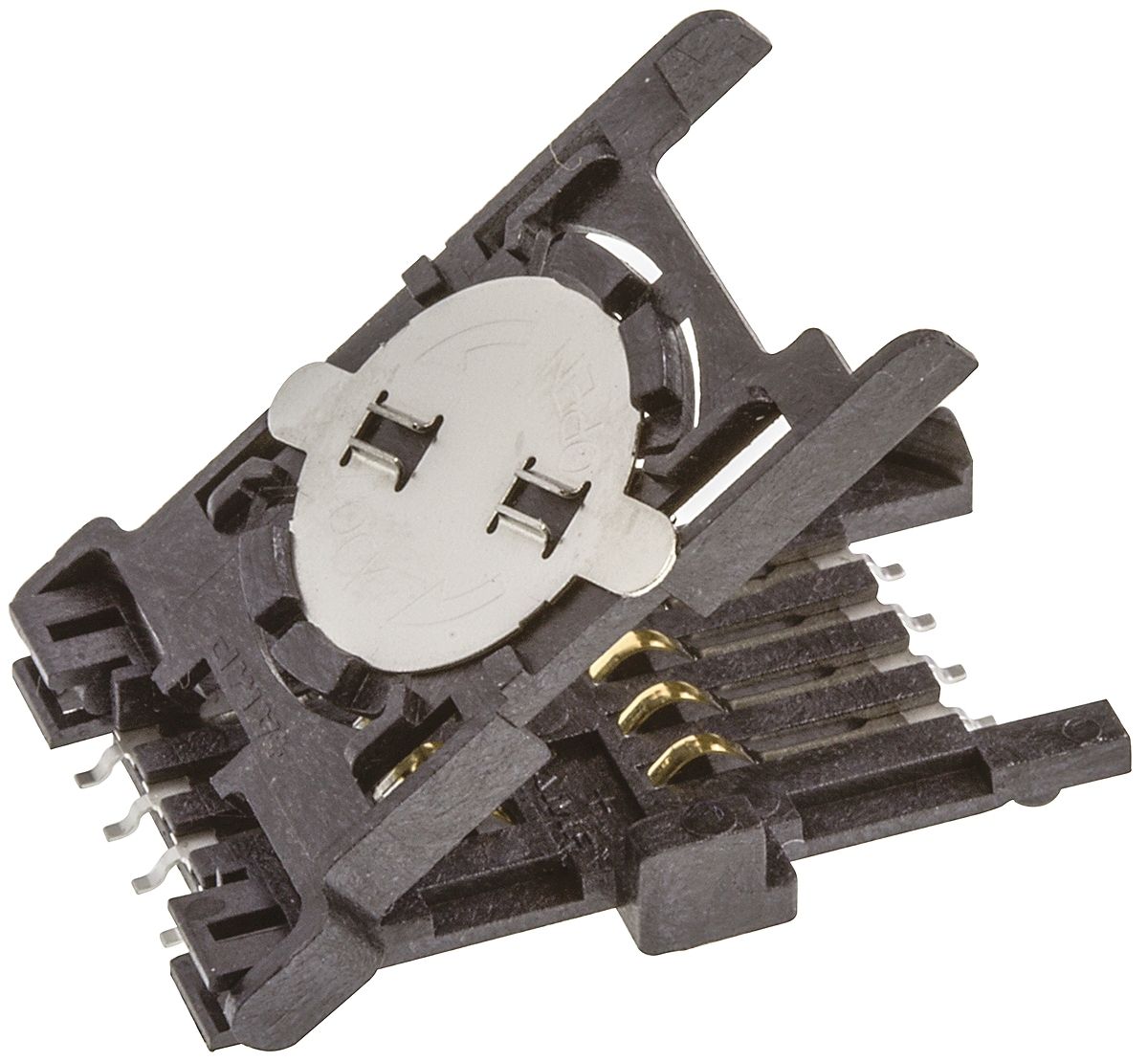 TE Connectivity 8 Way SAM, SIM Memory Card Connector With Solder Termination