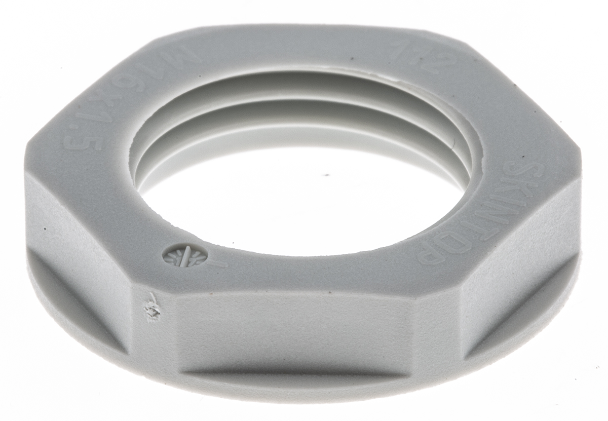 Lapp Grey Glass Fibre Reinforced Plastic (GRP) Cable Gland Locknut, M16 Thread