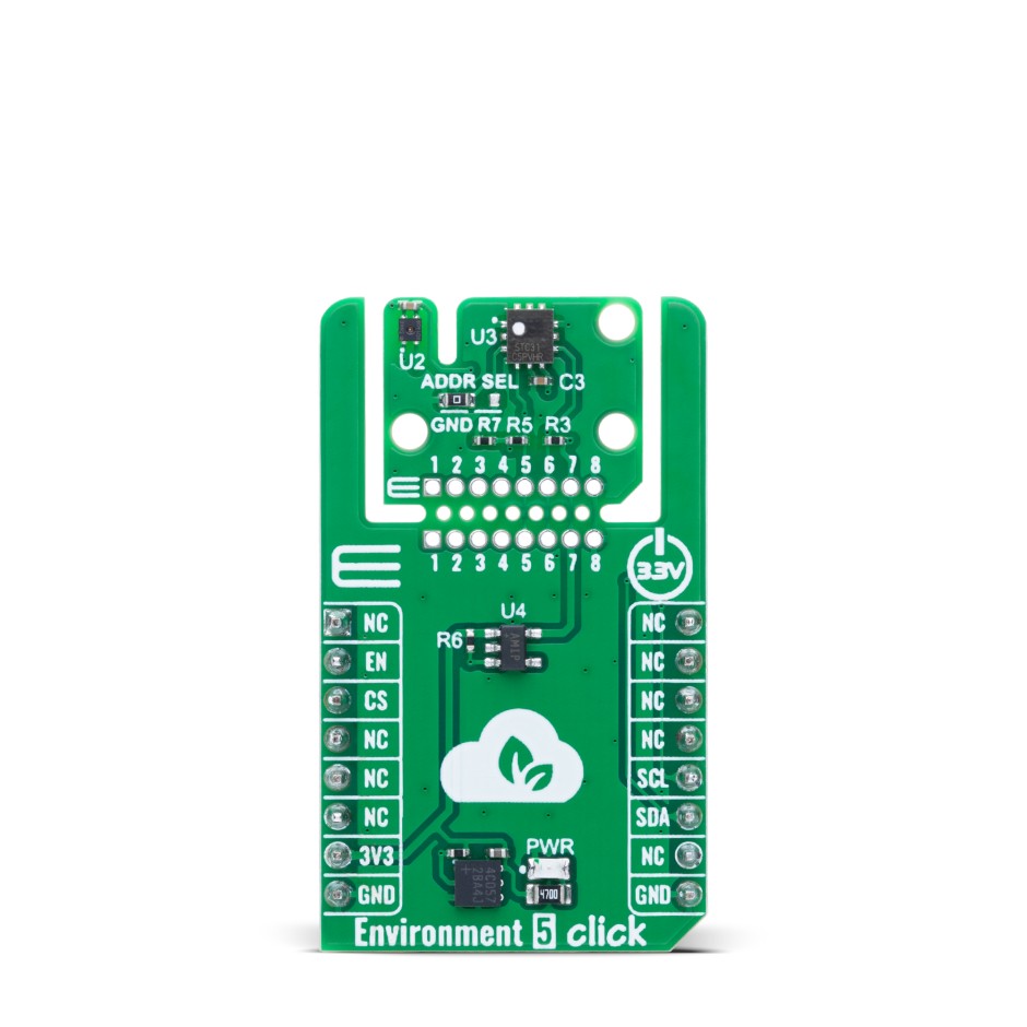 MikroElektronika Environment 5 Click Temperature, Humidity Add On Board for Mikroe-6573 MikroBus