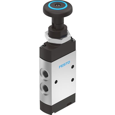 Festo Manual 5/2 double solenoid Pneumatic Manual Control Valve VHEF Series, G 1/4, 2.5mm, 5299716