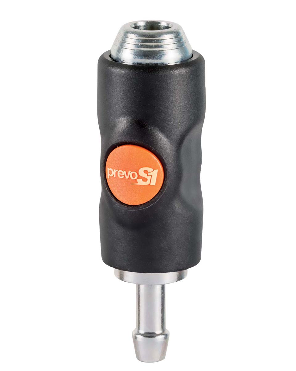 PREVOST Composite Body Safety Quick Connect Coupling, 6mm Hose Barb