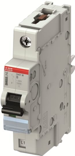 ABB SMISSLINE TP S400M MCB, 1P, 4A Curve B, 230V AC, 60V DC, 10 kA Breaking Capacity