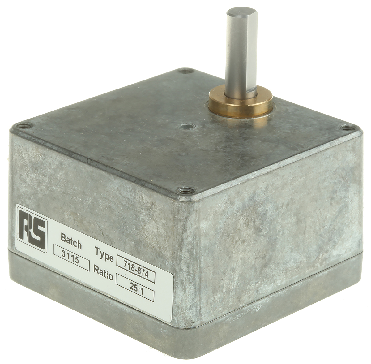 McLennan Servo Supplies Spur Gearbox, 25:1 Gear Ratio, 4 Nm Maximum Torque