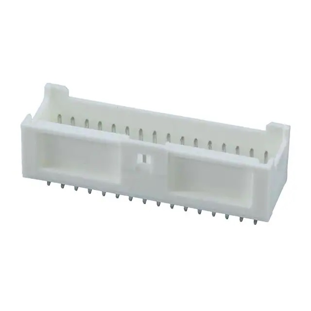 Molex MicroClasp Series Vertical Through Hole PCB Header, 32 Contact(s), 2 mm Pitch, 2 Row, Shrouded