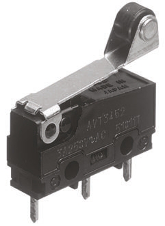 Panasonic Roller Lever Micro Switch, PCB Terminal, 100 mA @ 30 V dc, SP-CO