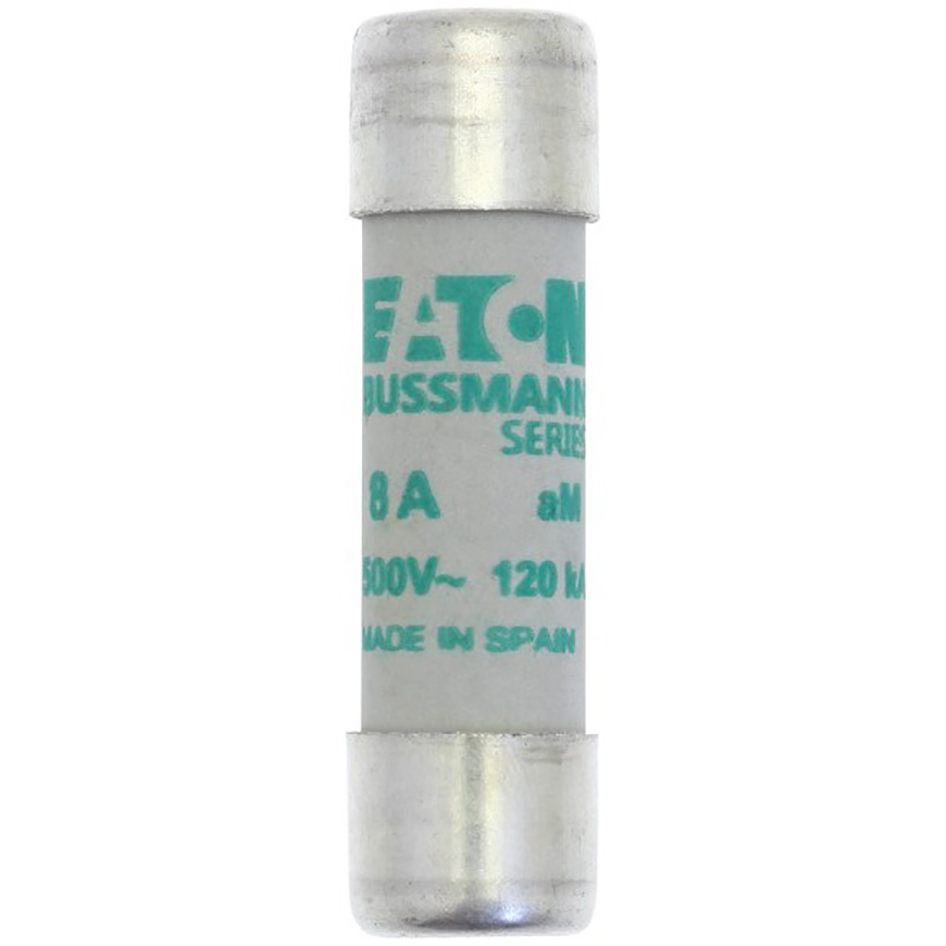 Eaton 8A Ceramic Cartridge Fuse, 10 x 38mm