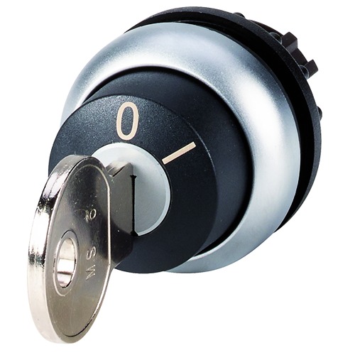 Eaton M22 2-position Key Switch Head, Maintained, 22.5mm Cutout