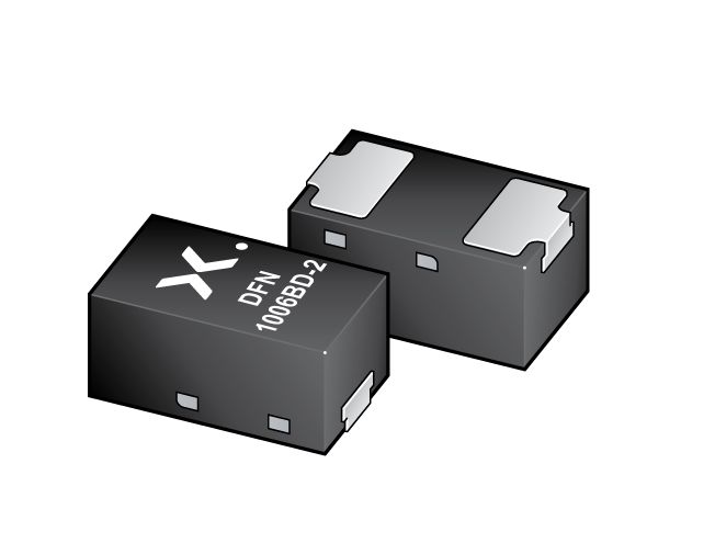 Nexperia, 68V Zener Diode 365 mW SMT DFN1006BD-2