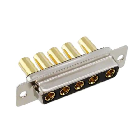 Norcomp 680M 5 Way Panel Mount D-sub Connector Socket, 2.77mm Pitch