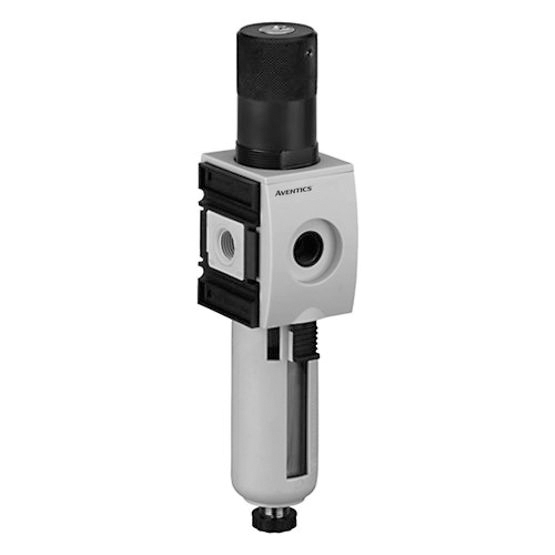 EMERSON ? AVENTICS AS3-FRE-G012-GAN-100-PBP-AC-05.00-E11 Filter Regulator, 5μm, G 1/2, Automatic, 16 bar