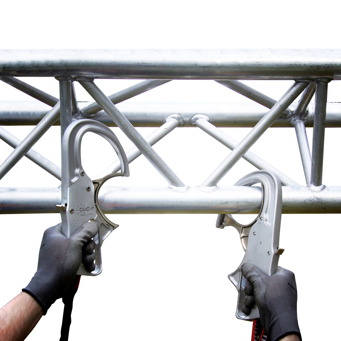 CLiC-iT 1640mm Fall Arrest Double Automatic Lanyard Twist Lock Locking Carabiner