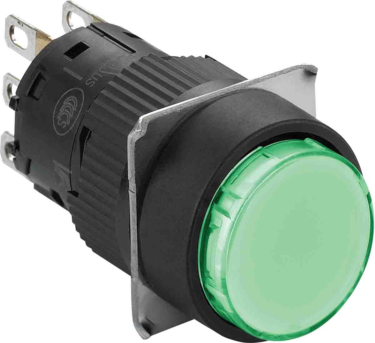Schneider Electric XB6E Series Illuminated Push Button Complete Unit, 16mm Cutout, SPST, IP65