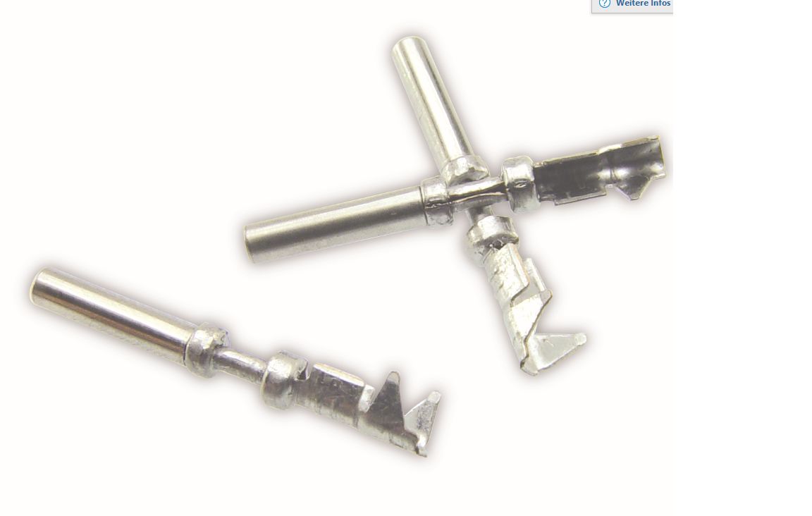 ITT Cannon, MD Series, Female Crimp D-sub Connector Contact, Gold Socket, 26-28 AWG