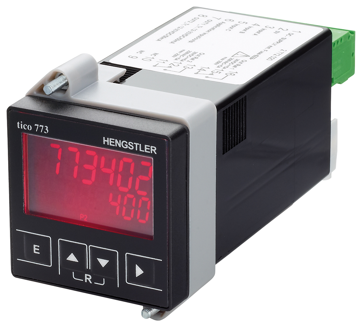 Hengstler TICO 773 Batch Counter, Shift Counter, Tachometer, Timer, 6 Digit LCD, 60kHz, 100 → 240 V ac
