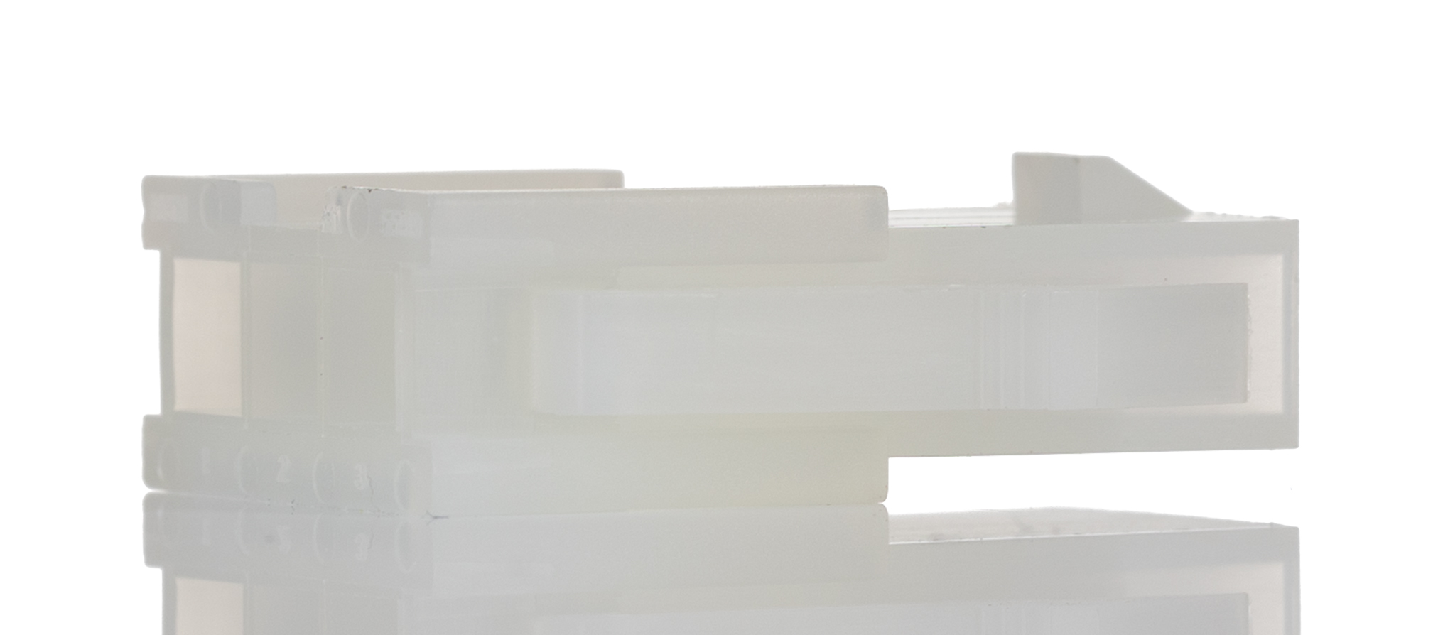 Molex, Mini-Fit Jr Male Connector Housing, 4.2mm Pitch, 3 Way, 1 Row