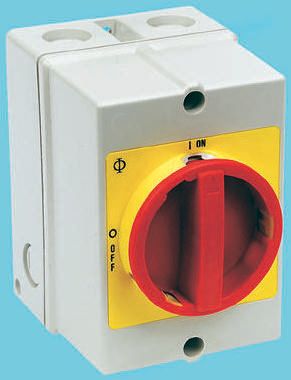 Kraus & Naimer 3P Pole Isolator Switch - 40A Maximum Current, 15kW Power Rating, IP66, IP67