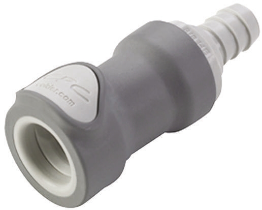Colder Products Hose Connector, Straight Hose Tail Coupling 1/4in ID, 8.3 bar
