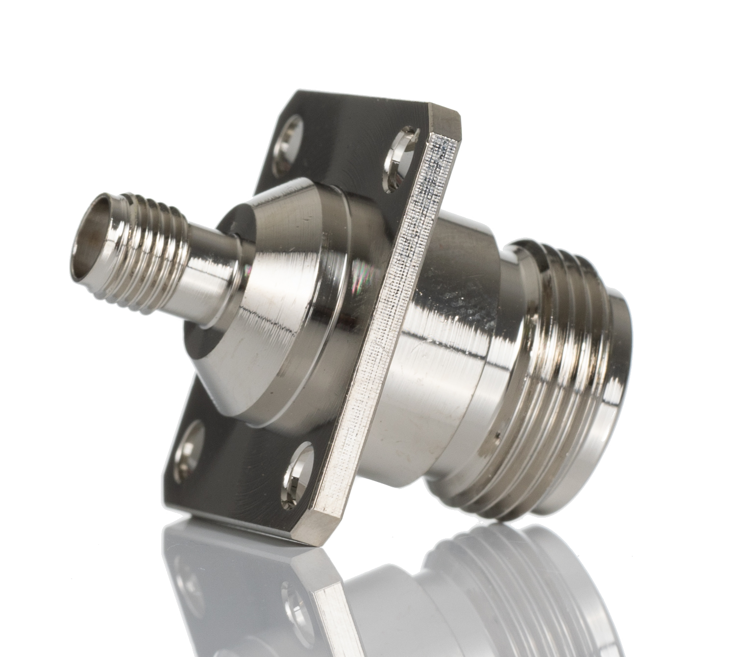 RS PRO Straight 50Ω Coaxial Adapter SMA Socket to N Socket 11GHz