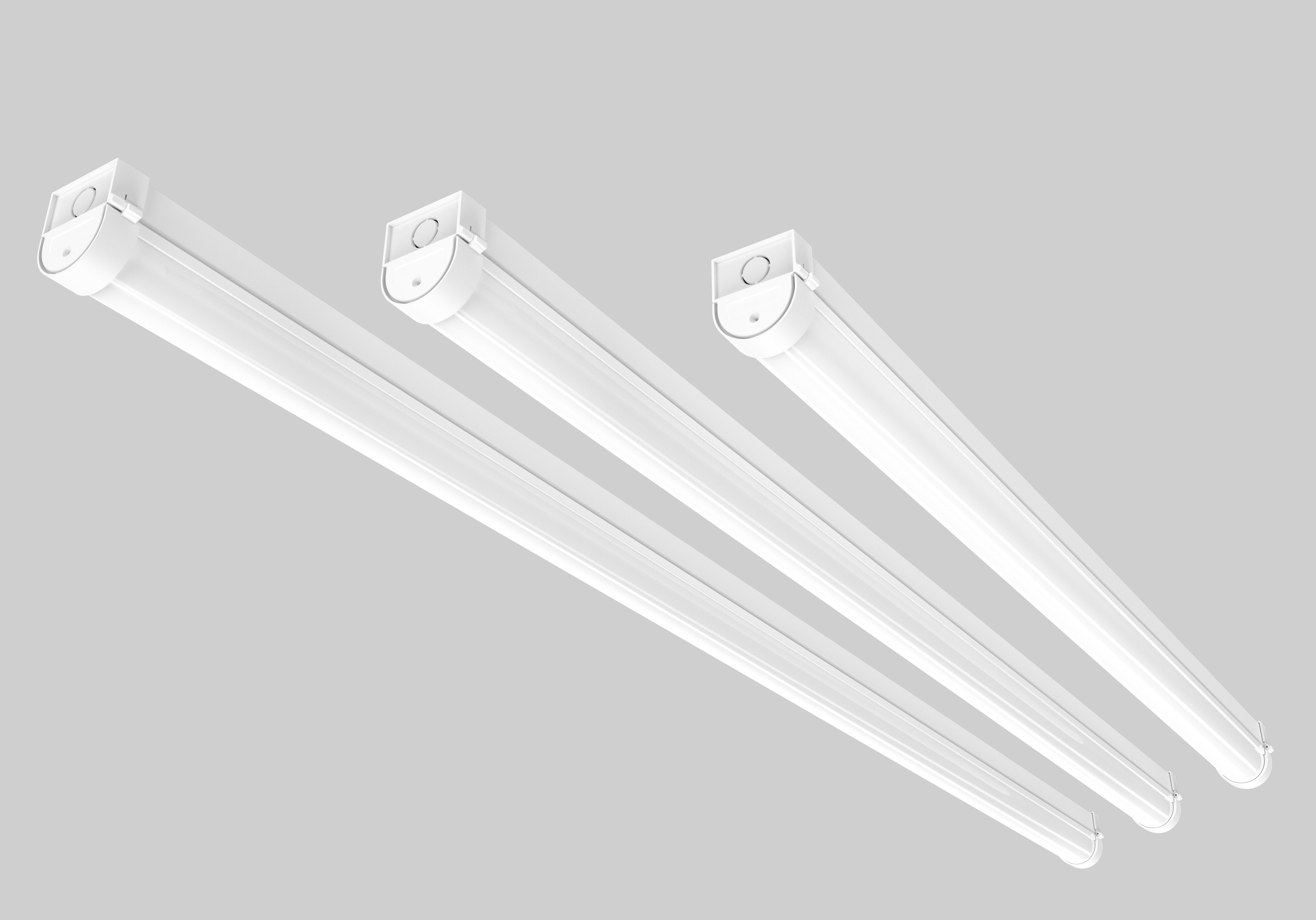 RS PRO 10 → 20W LED Batten Light, 220 → 240V LED Batten, 1 Lamp , 1205mm Long, IP20