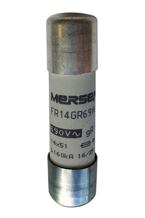 Mersen 10A FF Cartridge Fuse, 14 x 51mm