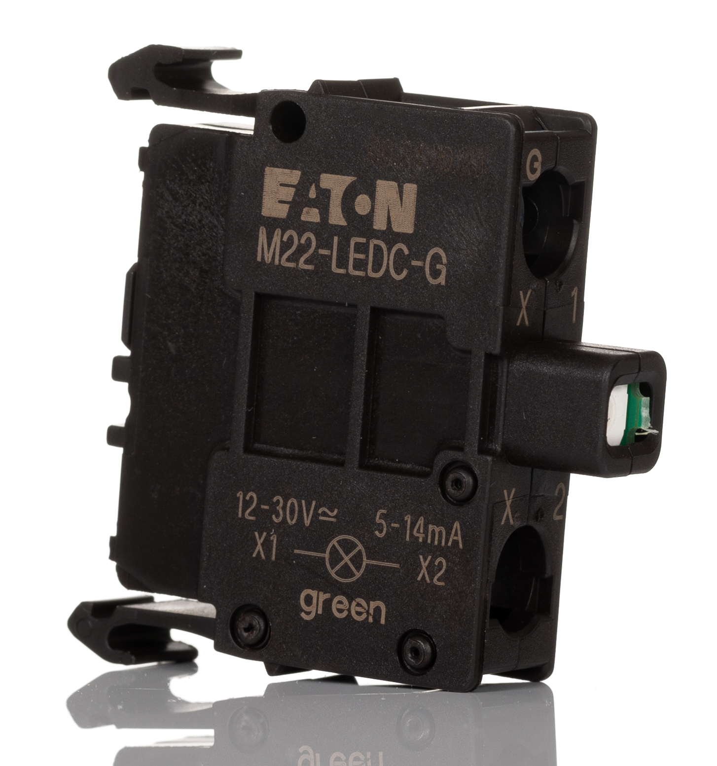 Eaton RMQ Titan M22 Series Light Block, 12 → 30V ac/dc, Green Light