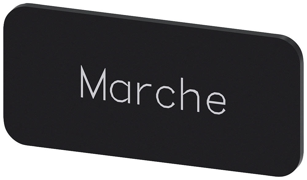 Siemens Labeling plate, Marche