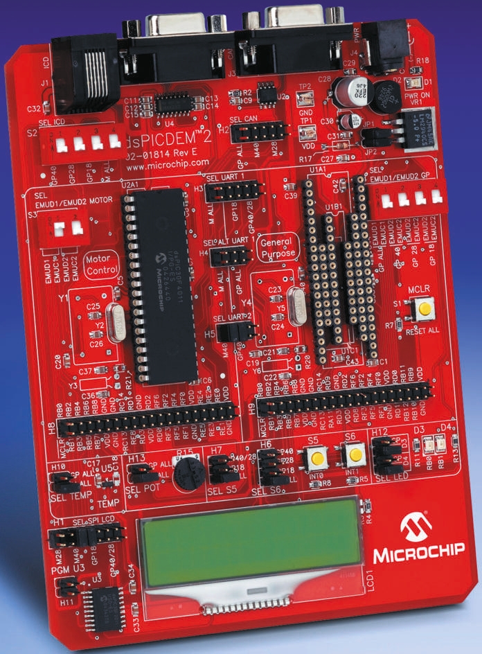 Microchip dsPICDEM 2 Digital Signal Controller Development Kit DM300018