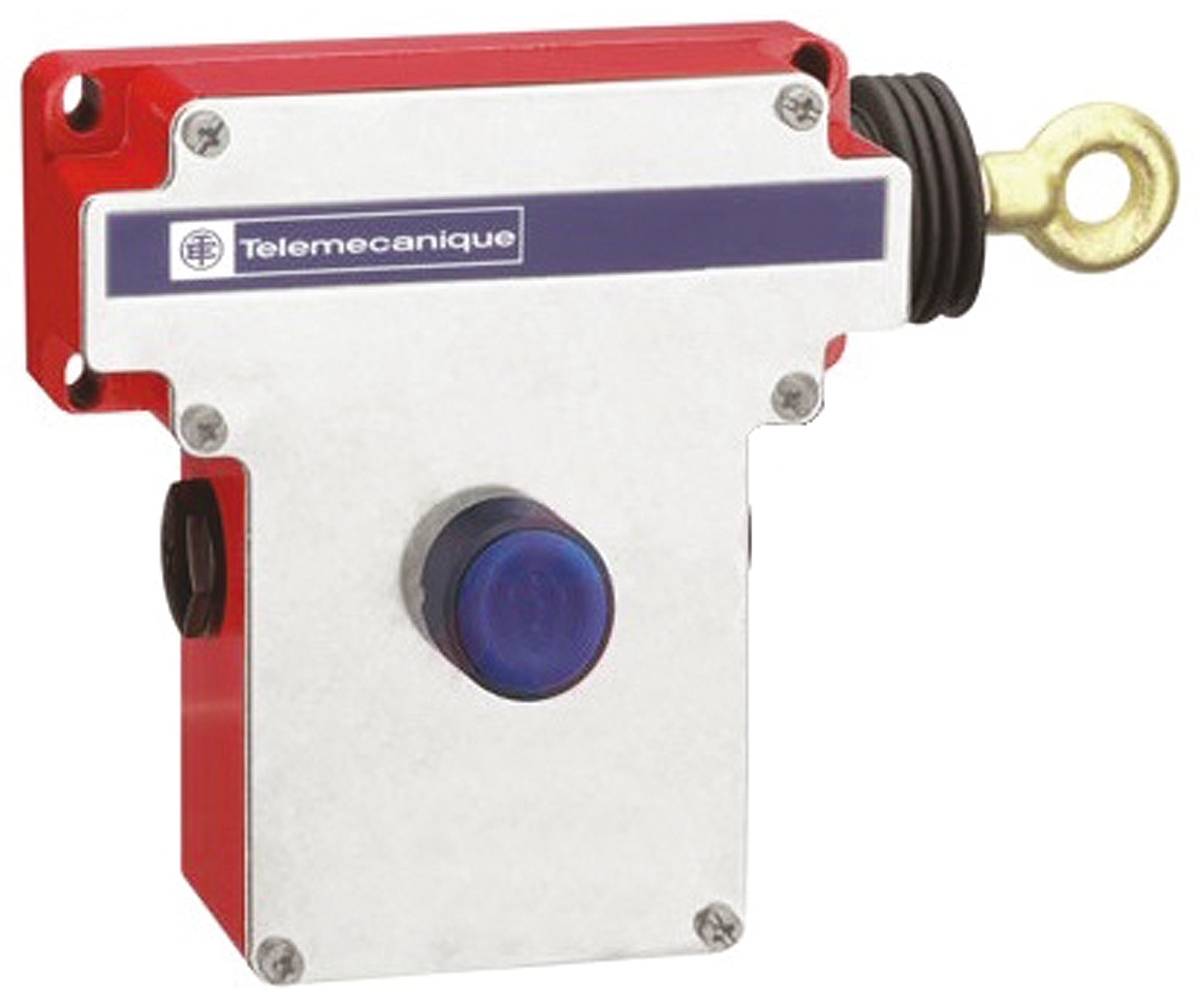 Telemecanique Sensors XY2-CE Rope Pull Switch, 50m, 2NO/2NC, Left Side