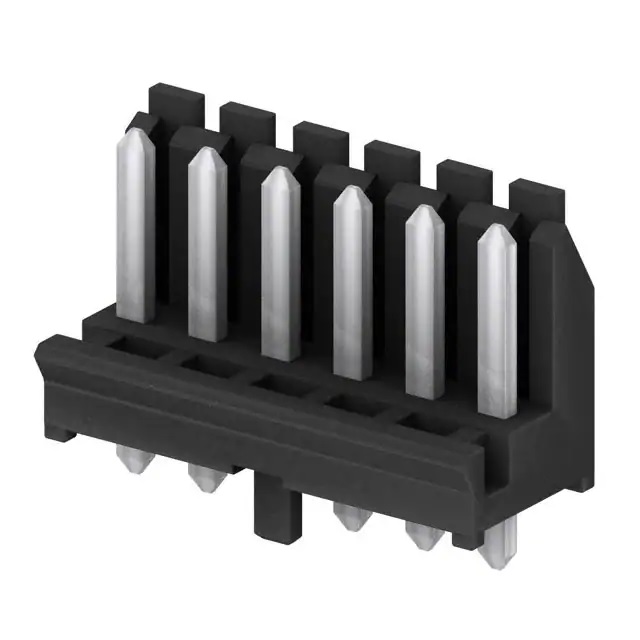 Molex KK 396 Series Vertical Through Hole PCB Header, 6 Contact(s), 6.0 mm Pitch, 1 Row, Shrouded