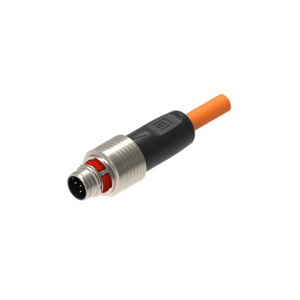 Lumberg Automation Industrial Circular Connector Cordset, 5 Contacts, Cable, M12 Connector, Plug, Male, IP67, IP65, M12