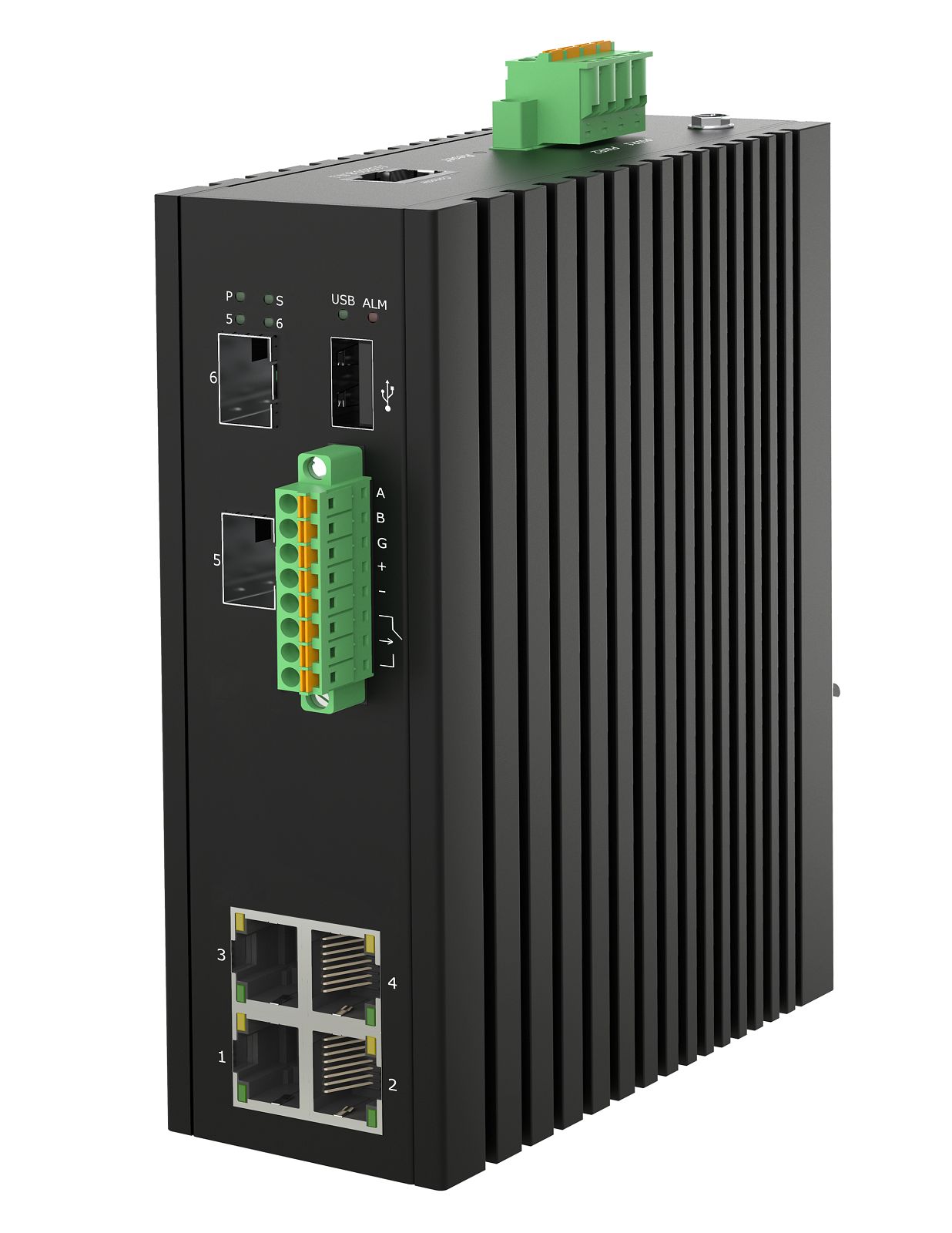 RS PRO Managed 4 Port Ethernet Switch, RJ-45