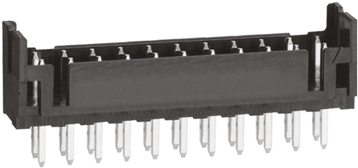 Hirose DF11 Series Straight Through Hole PCB Header, 22 Contact(s), 2 mm Pitch, 2 Row, Shrouded