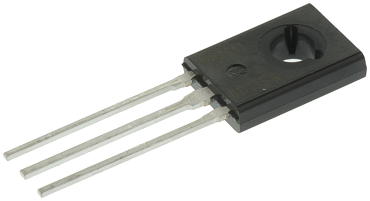 onsemi BD135G NPN Transistor, 1.5 A, 45 V, 3-Pin TO-225