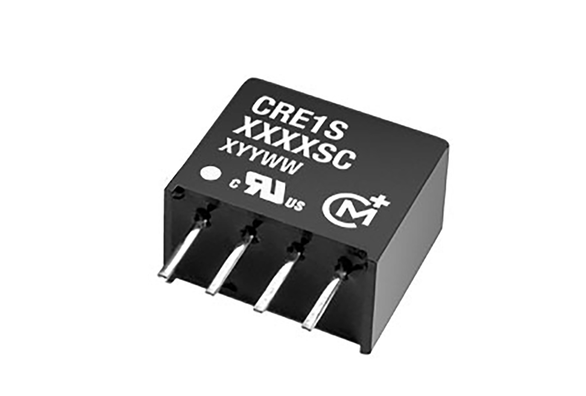 Murata Power Solutions CRE1 DC-DC Converter, 5V dc/ 200mA Output, 4.5 → 5.5 V dc Input, 1W, Through Hole, +85°C