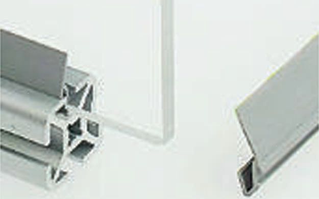 FlexLink Grey PVC Rim Strip, 5.5mm Groove Size, 3m Length