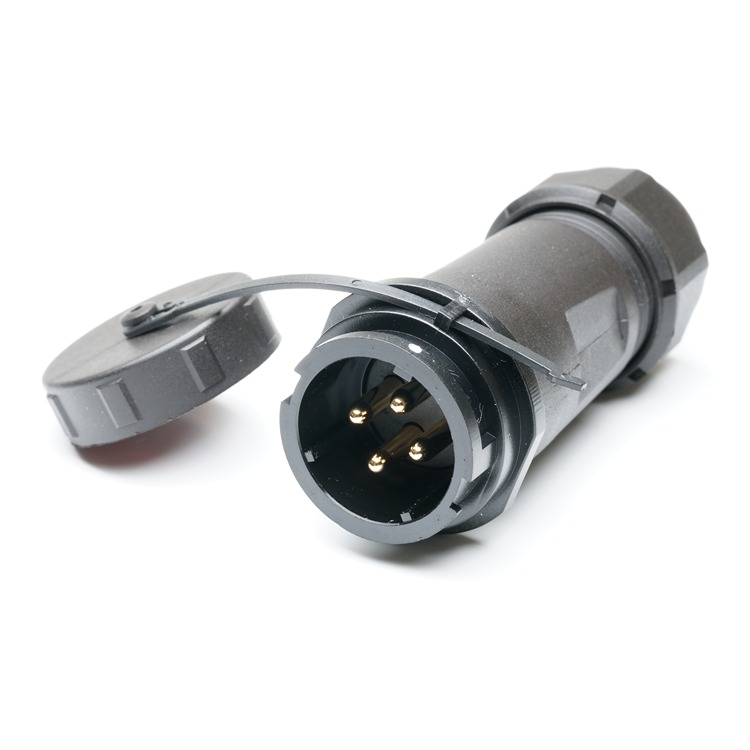 RS PRO Industrial Circular Connector, 4 Contacts, In-Line Cable Mount, SY21 Connector, Socket, Male, IP67, SY21 Series