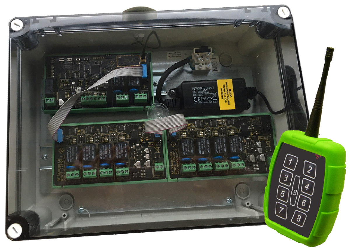 RF Solutions PROTRAP-8S8 Remote Control System,868MHz