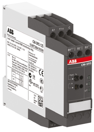 ABB Current Monitoring Relay, 1 Phase, SPDT, DIN Rail