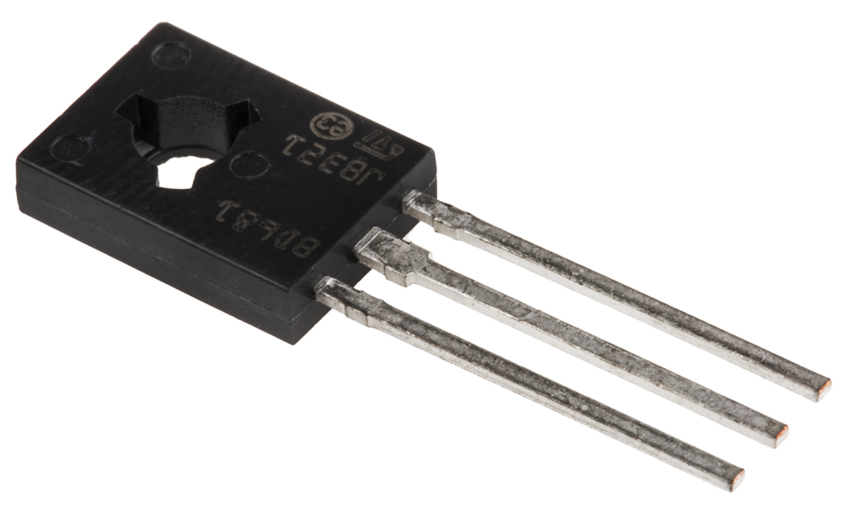 STMicroelectronics BD681 NPN Darlington Transistor, 4 A 100 V HFE:750, 3-Pin SOT-32