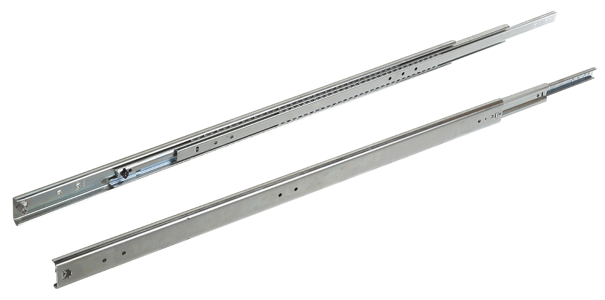 Accuride Steel Drawer Slide, 900mm Closed Length, 90kg Load