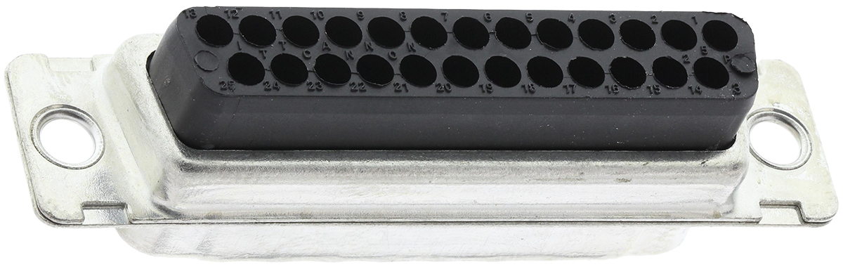 ITT Cannon D*U 25 Way Cable Mount D-sub Connector Plug