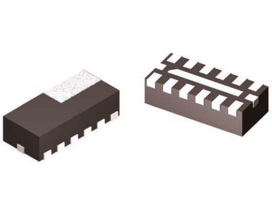 onsemi, NUF6401MN, EMI Filter IC, 5V 3000 MHz, DFN12, Surface, Solder Pad 1 mm 3 mm, 1.35 mm