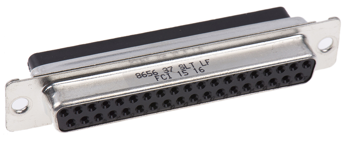 Amphenol Communications Solutions 8656 37 Way Cable Mount D-sub Connector Socket, 2.76mm Pitch