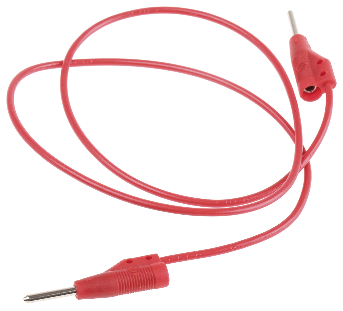 Hirschmann Test & Measurement Test lead, 6A, 60V dc, Red, 50cm Lead Length