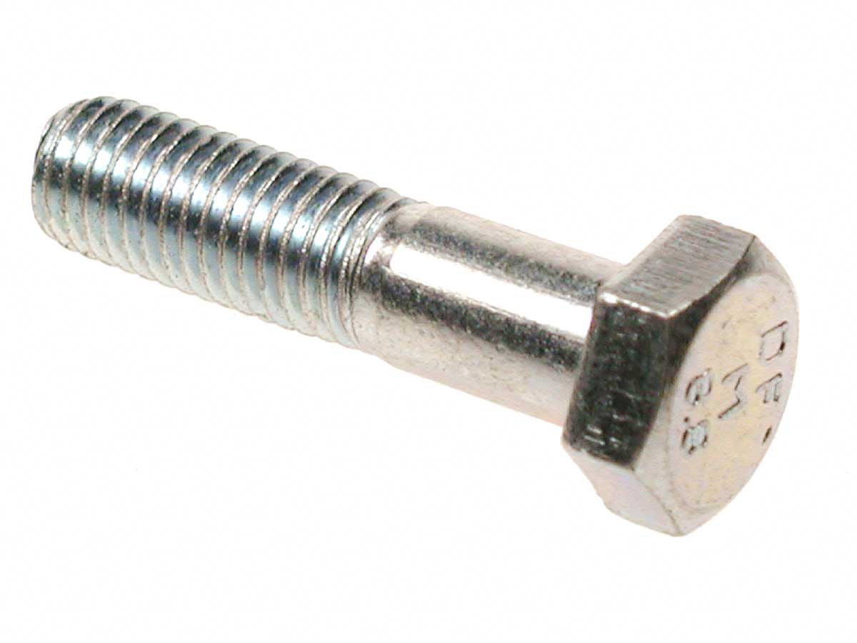 RS PRO Bright Zinc Plated Steel, Hex Bolt, M24 x 70mm