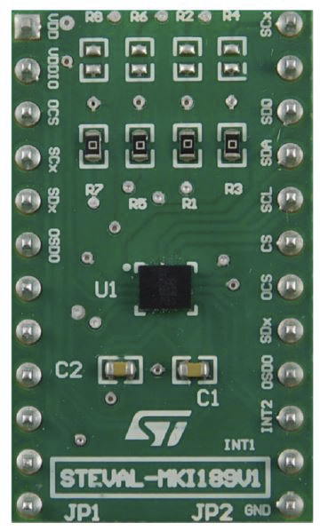 STMicroelectronics LSM6DSM Adapter Board Adapter Board for LSM6DSM Standard DIL24 socket, STEVAL-MKI109V3 motherboard