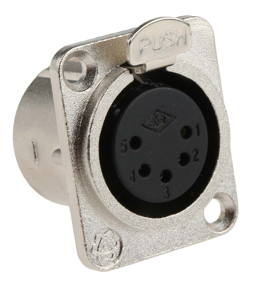 RS PRO Panel Mount XLR Connector, Female, 5 Way