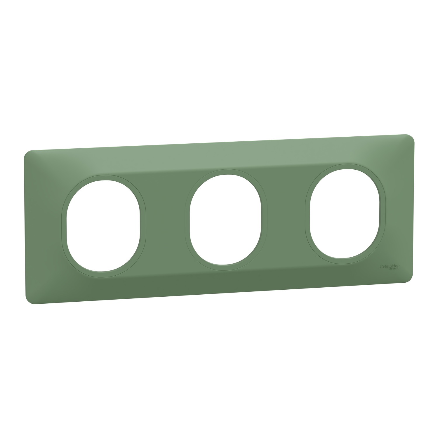 Schneider Electric Green 3 Gang Light Switch Cover