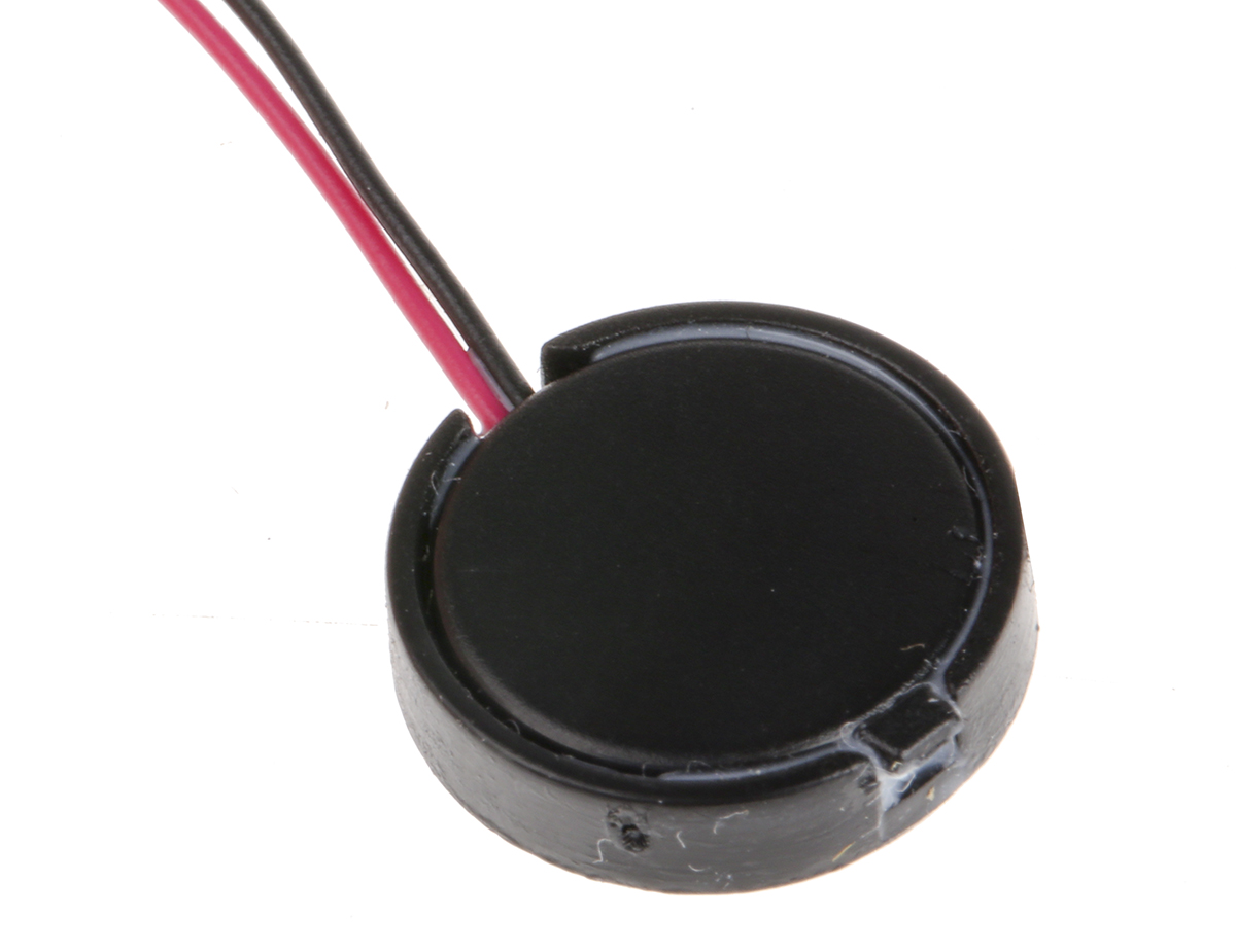 RS PRO 85dB SMD Continuous External Piezo Buzzer, 14 (Dia.) x 4mm, 30V ac Max